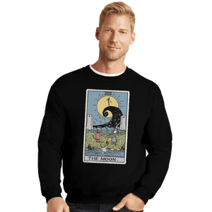 Shirts Crewneck Sweater, Unisex / Small / Black The Moon