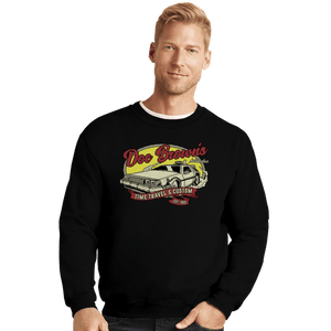 Daily_Deal_Shirts Crewneck Sweater, Unisex / Small / Black Doc's Automotive