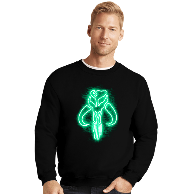 Secret_Shirts Crewneck Sweater, Unisex / Small / Black Club Mando