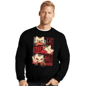 Daily_Deal_Shirts Crewneck Sweater, Unisex / Small / Black Roleplayer Routine
