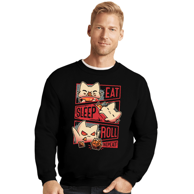 Daily_Deal_Shirts Crewneck Sweater, Unisex / Small / Black Roleplayer Routine