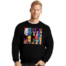 Load image into Gallery viewer, Daily_Deal_Shirts Crewneck Sweater, Unisex / Small / Black Anime OVA VS. Anime OVA
