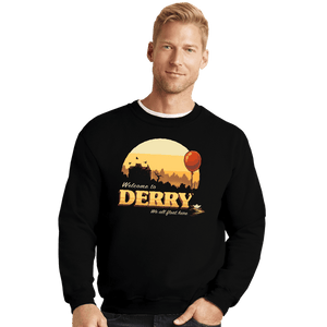 Shirts Crewneck Sweater, Unisex / Small / Black Welcome To Derry