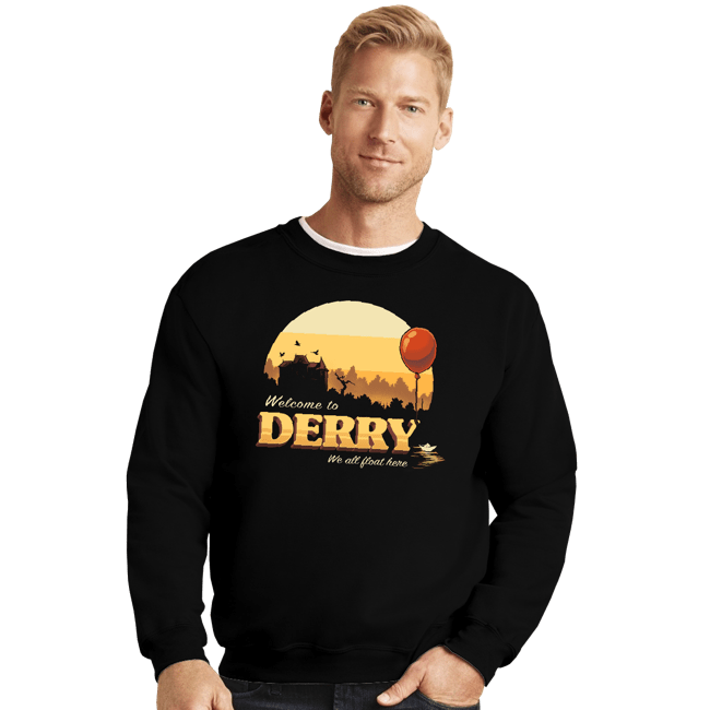 Shirts Crewneck Sweater, Unisex / Small / Black Welcome To Derry