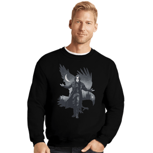 Shirts Crewneck Sweater, Unisex / Small / Black Crow City