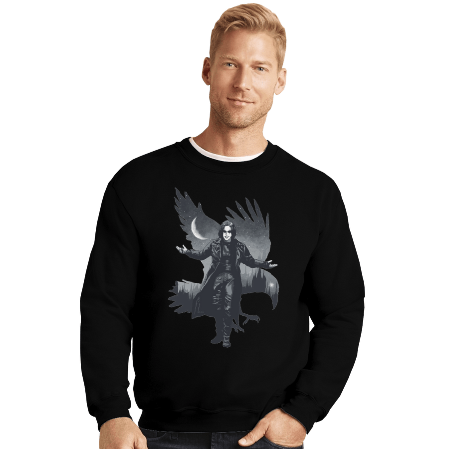 Shirts Crewneck Sweater, Unisex / Small / Black Crow City