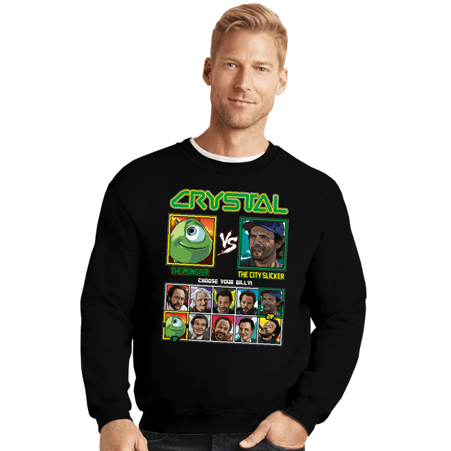 Secret_Shirts Crewneck Sweater, Unisex / Small / Black Crystal Fighter
