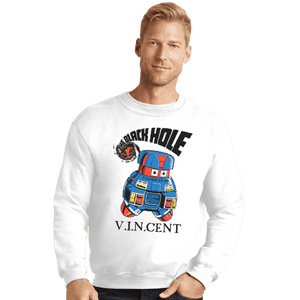Shirts Crewneck Sweater, Unisex / Small / White Vinbot