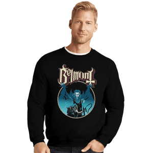 Shirts Crewneck Sweater, Unisex / Small / Black Belmont Eponymous