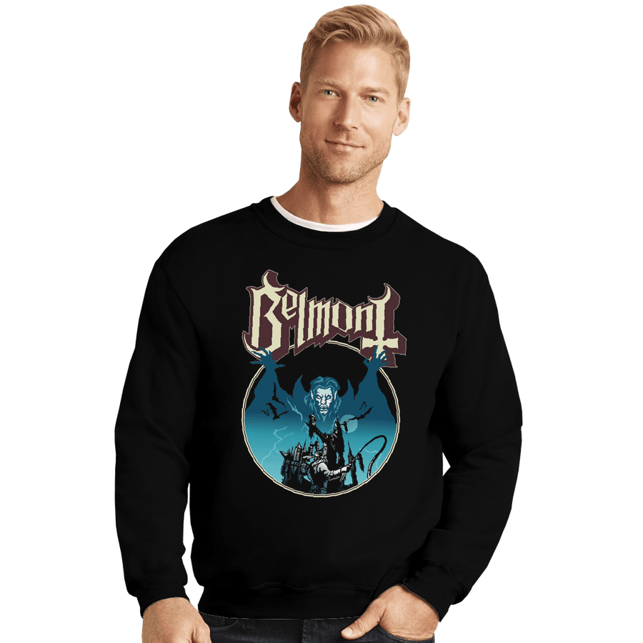 Shirts Crewneck Sweater, Unisex / Small / Black Belmont Eponymous