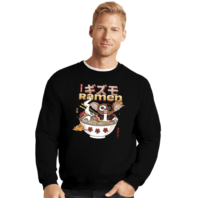 Secret_Shirts Crewneck Sweater, Unisex / Small / Black Dangerous Night Ramen