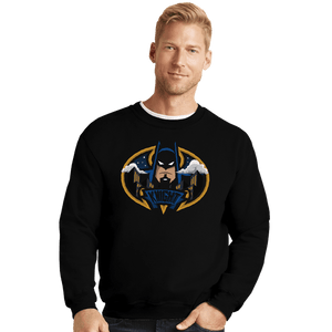 Daily_Deal_Shirts Crewneck Sweater, Unisex / Small / Black Bats