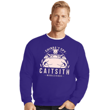 Load image into Gallery viewer, Shirts Crewneck Sweater, Unisex / Small / Violet Cait Sith
