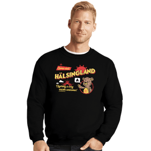 Daily_Deal_Shirts Crewneck Sweater, Unisex / Small / Black A Warm Welcome