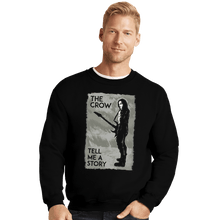 Load image into Gallery viewer, Shirts Crewneck Sweater, Unisex / Small / Black Crows Don&#39;t Cry
