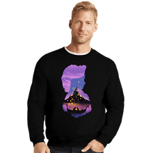 Load image into Gallery viewer, Secret_Shirts Crewneck Sweater, Unisex / Small / Black Rapunzel Shadows
