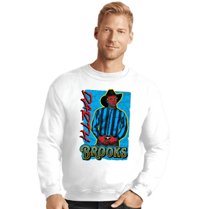 Shirts Crewneck Sweater, Unisex / Small / White Darth Brooks