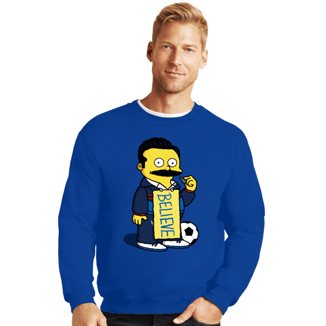 Daily_Deal_Shirts Crewneck Sweater, Unisex / Small / Royal Blue Lasso Special!