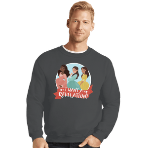 Shirts Crewneck Sweater, Unisex / Small / Charcoal Revelation