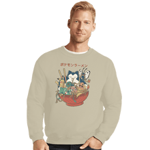 Load image into Gallery viewer, Shirts Crewneck Sweater, Unisex / Small / Sand Poke bowl
