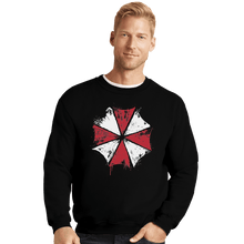 Load image into Gallery viewer, Shirts Crewneck Sweater, Unisex / Small / Black Umbrella Corp
