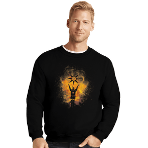 Shirts Crewneck Sweater, Unisex / Small / Black Praise the Sun