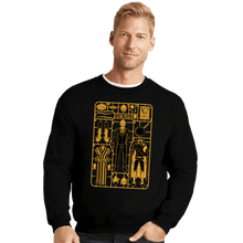 Load image into Gallery viewer, Daily_Deal_Shirts Crewneck Sweater, Unisex / Small / Black Sanji Model Sprue
