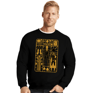 Daily_Deal_Shirts Crewneck Sweater, Unisex / Small / Black Sanji Model Sprue