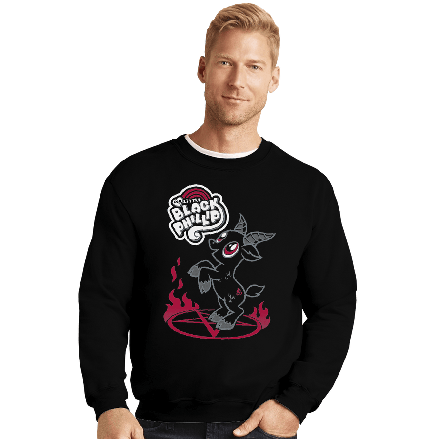 Shirts Crewneck Sweater, Unisex / Small / Black My Little Black Phillip