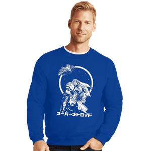 Secret_Shirts Crewneck Sweater, Unisex / Small / Royal Blue The Interstellar Bounty Hunter