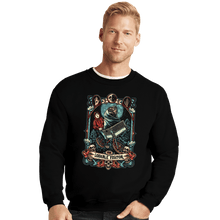 Load image into Gallery viewer, Daily_Deal_Shirts Crewneck Sweater, Unisex / Small / Black The Lovable Visitor

