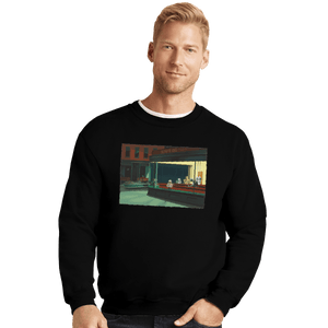 Shirts Crewneck Sweater, Unisex / Small / Black Nightdroids