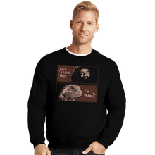 Load image into Gallery viewer, Secret_Shirts Crewneck Sweater, Unisex / Small / Black You Are A Lizard
