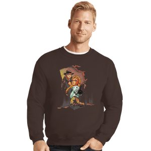 Shirts Crewneck Sweater, Unisex / Small / Dark Chocolate Let it Go