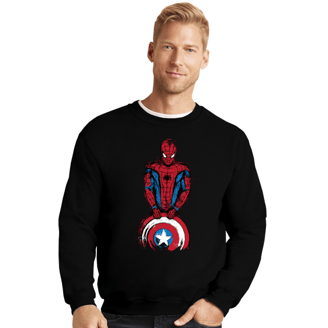 Shirts Crewneck Sweater, Unisex / Small / Black The Spider Is Coming