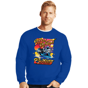 Secret_Shirts Crewneck Sweater, Unisex / Small / Royal Blue Mos Vespa Customs