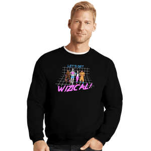 Shirts Crewneck Sweater, Unisex / Small / Black Let's Get Wizical!