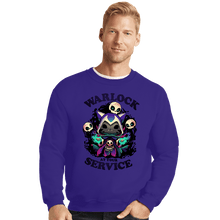 Load image into Gallery viewer, Daily_Deal_Shirts Crewneck Sweater, Unisex / Small / Violet Warlock&#39;s Call
