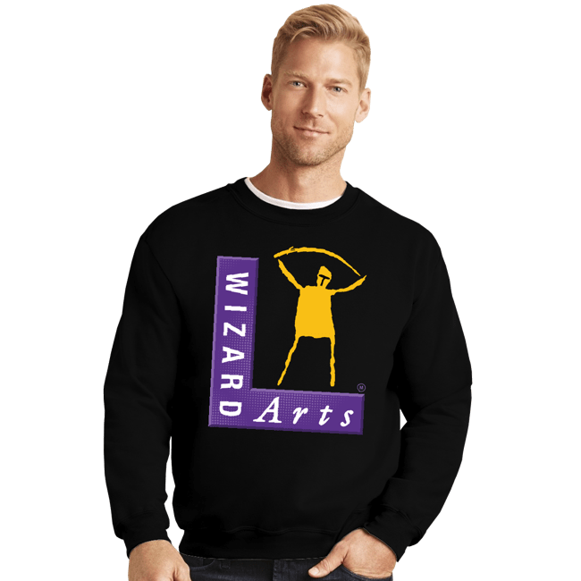Secret_Shirts Crewneck Sweater, Unisex / Small / Black Wizard Arts
