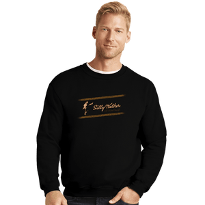 Shirts Crewneck Sweater, Unisex / Small / Black Silly Walker