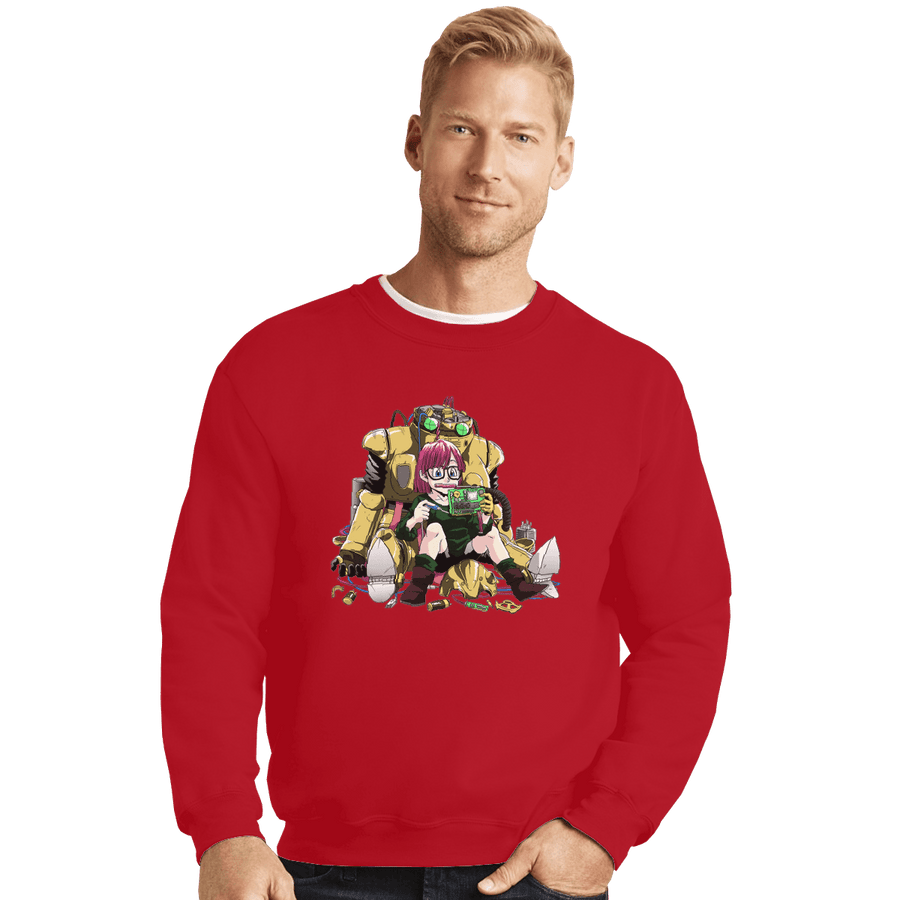 Shirts Crewneck Sweater, Unisex / Small / Red Upgrade