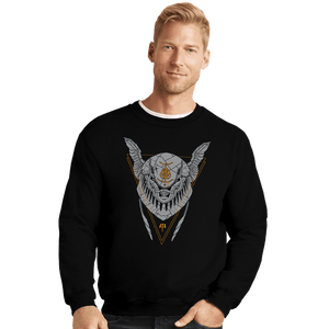 Daily_Deal_Shirts Crewneck Sweater, Unisex / Small / Black Malenia