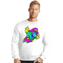 Load image into Gallery viewer, Secret_Shirts Crewneck Sweater, Unisex / Small / White Trip Mario
