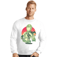Load image into Gallery viewer, Daily_Deal_Shirts Crewneck Sweater, Unisex / Small / White Ninja Materia Hunter
