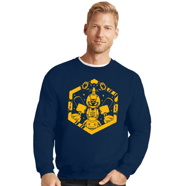 Shirts Crewneck Sweater, Unisex / Small / Navy Kabuto Type Robot