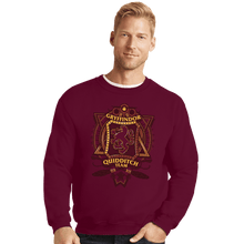 Load image into Gallery viewer, Shirts Crewneck Sweater, Unisex / Small / Maroon Quidditch Team
