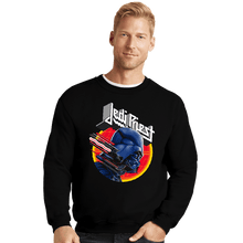 Load image into Gallery viewer, Daily_Deal_Shirts Crewneck Sweater, Unisex / Small / Black Galactic Hellion
