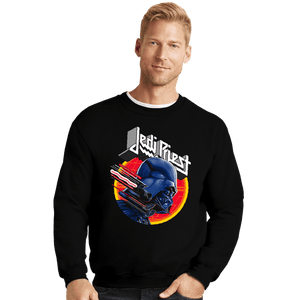 Daily_Deal_Shirts Crewneck Sweater, Unisex / Small / Black Galactic Hellion