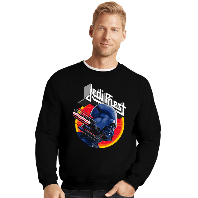 Daily_Deal_Shirts Crewneck Sweater, Unisex / Small / Black Galactic Hellion
