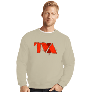 Secret_Shirts Crewneck Sweater, Unisex / Small / Sand TVR